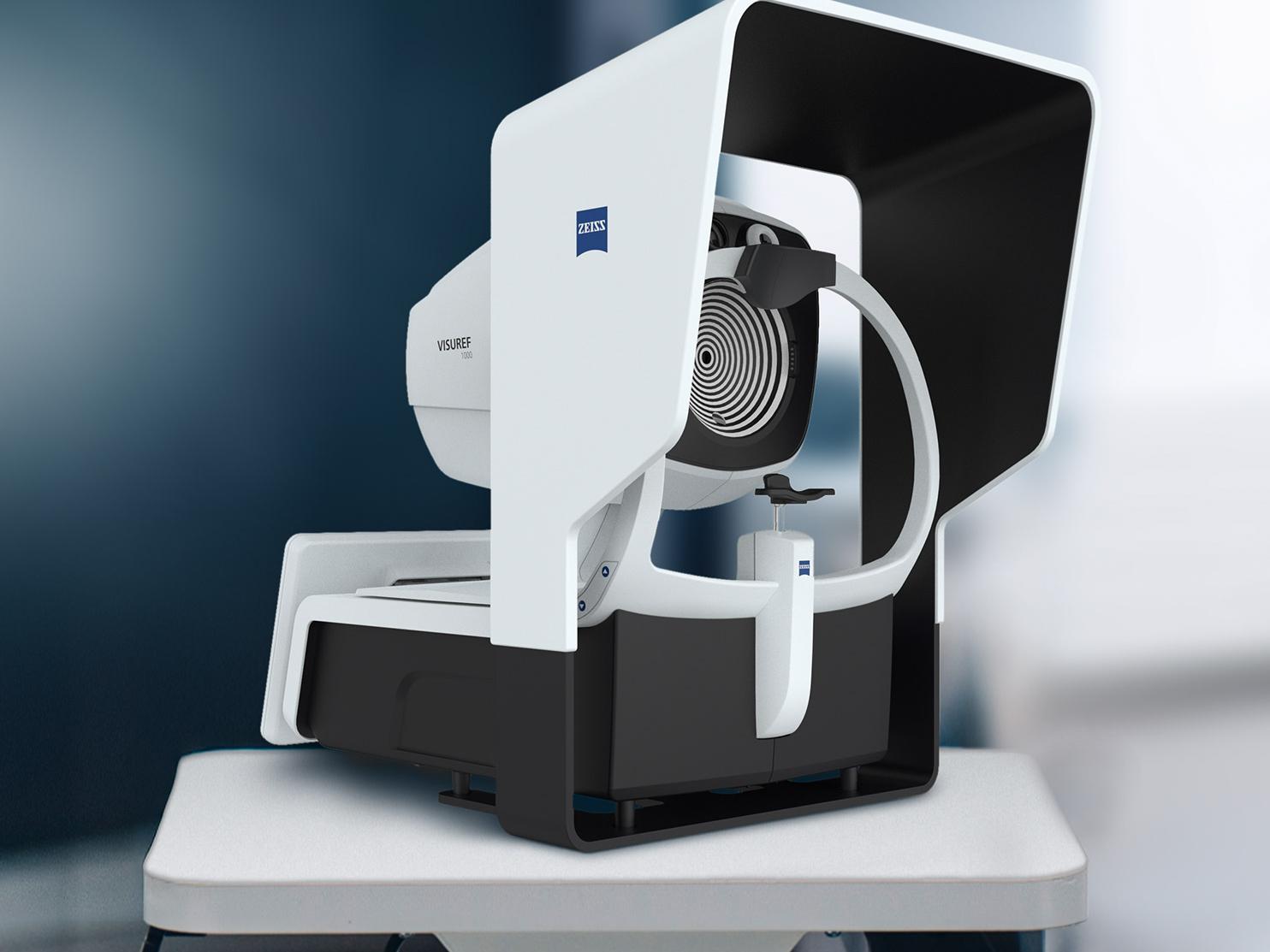 ZEISS VISUREF 1000 with light shield.