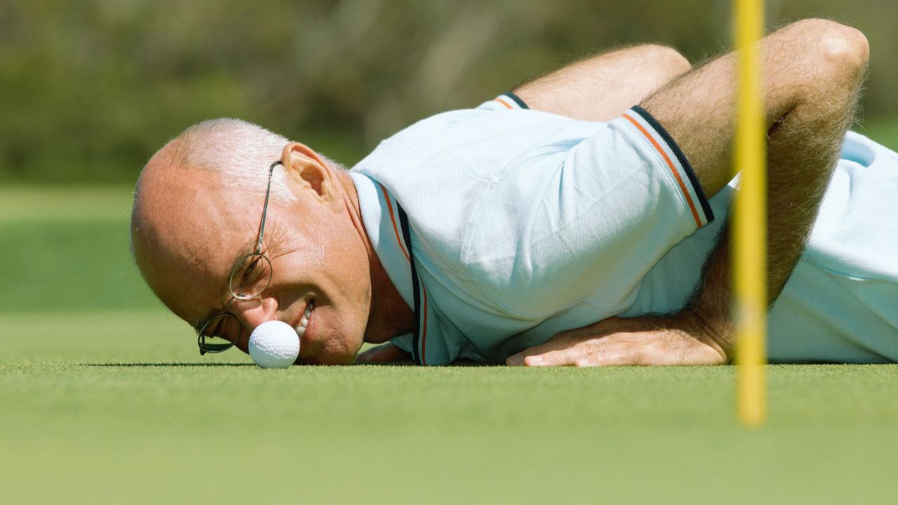 Razor-sharp vision for playing golf